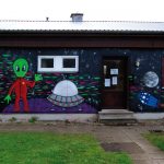 Graffiti Auftrag für das Jugendzentrum Süderbraup.