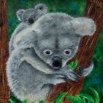 Graffiti Schleswig Holstein Koala Bär und Baby