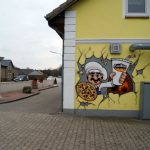 Graffiti Auftrag Pizza Haus Wanderup