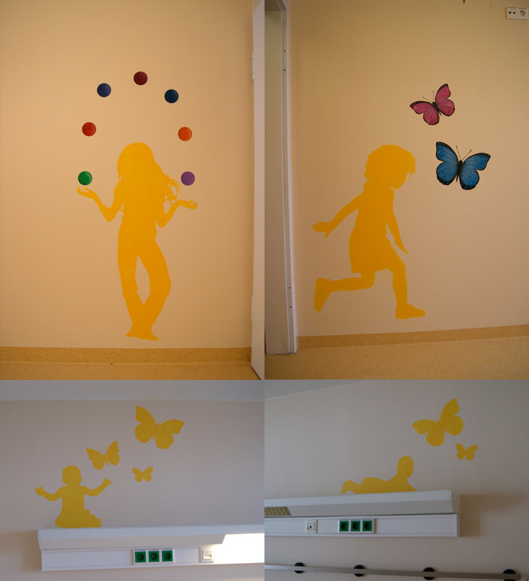 Kinder Kankenhaus Patienten Zimmer Gestaltung 