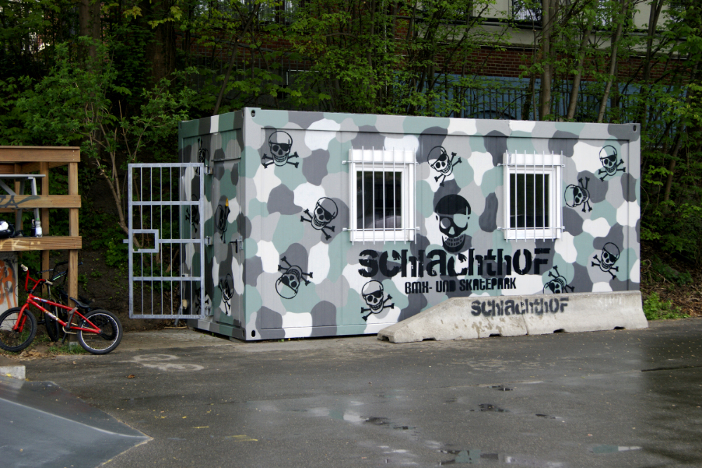 Graffiti Auftrag BMX- Skatepark Flensburg