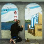 Graffiti Strandbild