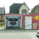 Graffiti Windkraft- Fassadengestaltung