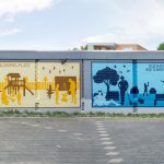 Kunst am Bau Graffiti Fassadengestaltung in Braunschweig