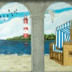 Grafffiti Illusionsmalerei mit Säulen