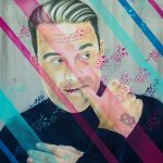 Robbie Williams Leinwand