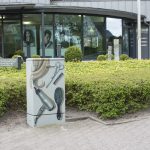 Stromkasten Kunst - Graffiti für Friseur Salon Hanemann