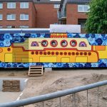 Kunst Graffiti auf Container - Für Diako Flensburg