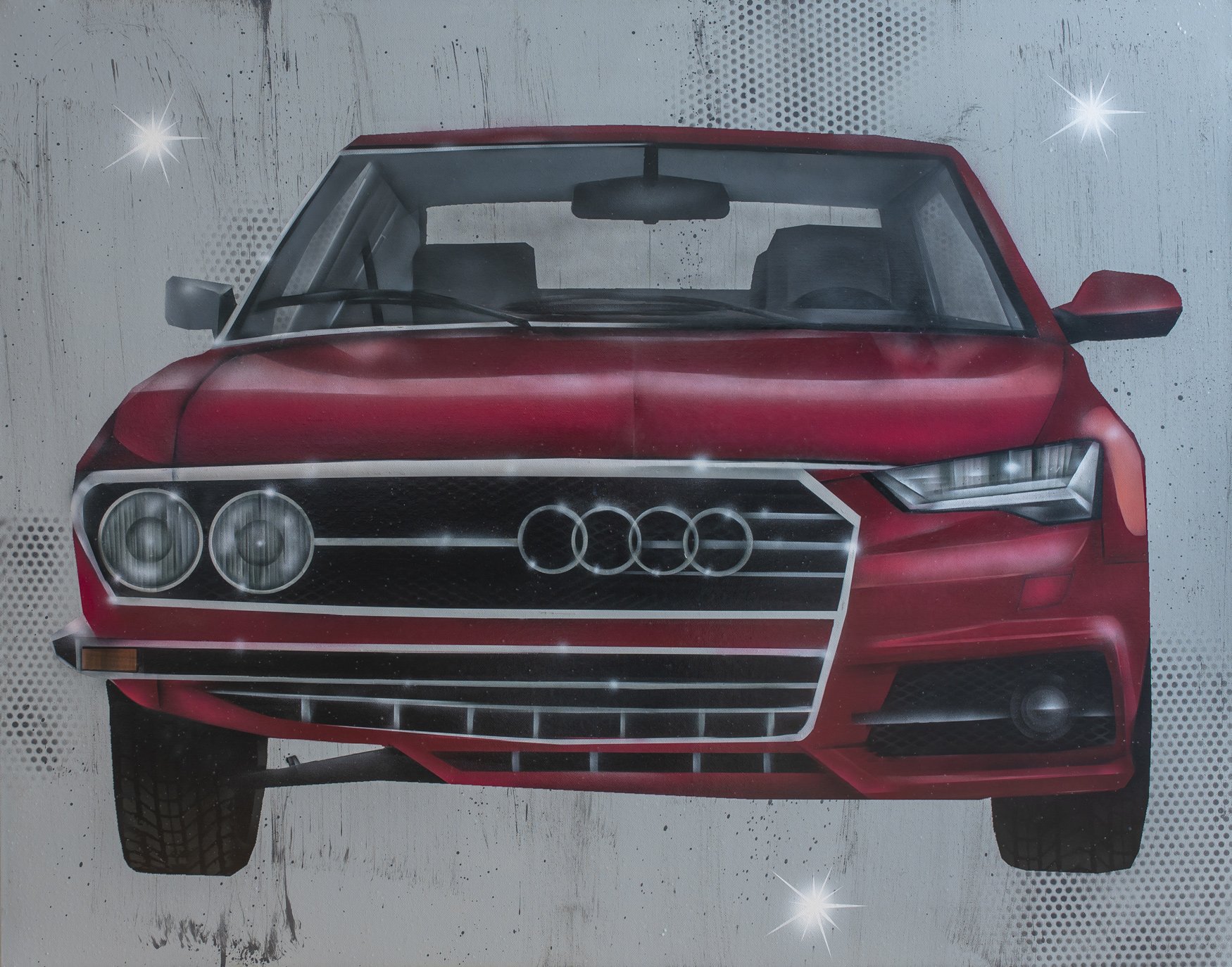 Audi Leinwandbild  AK ART  Mehrfarbig  Wandbild 