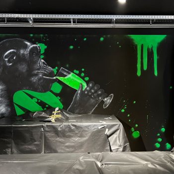 Urbaner Graffiti Affe triff Designer Küche in Flensburg