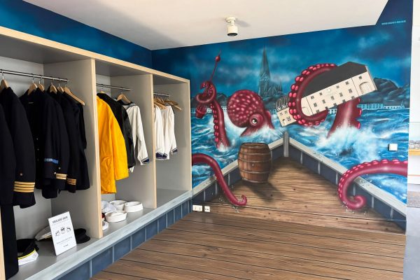 Graffiti Schifffahrtsmuseum Flensburg – Wandgestaltung